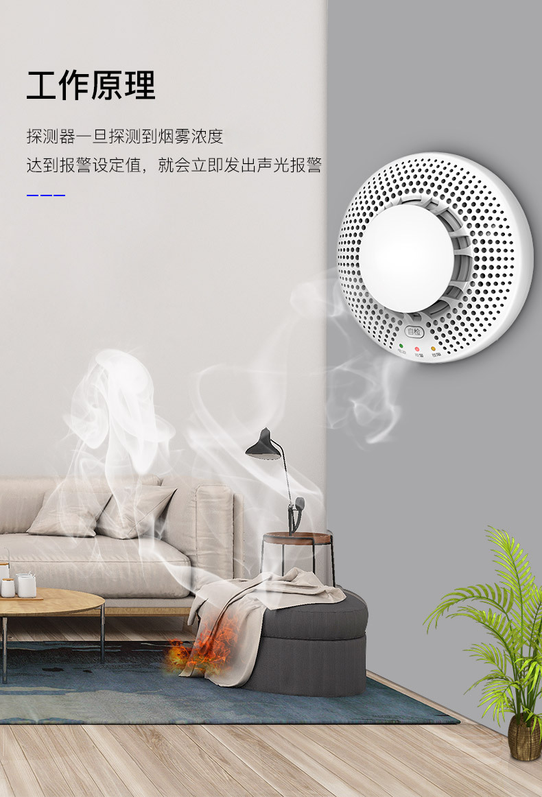 烟雾报警器:家庭安全的“隐形卫士”! 烟雾报警器:家庭安全的“隐形卫士”!