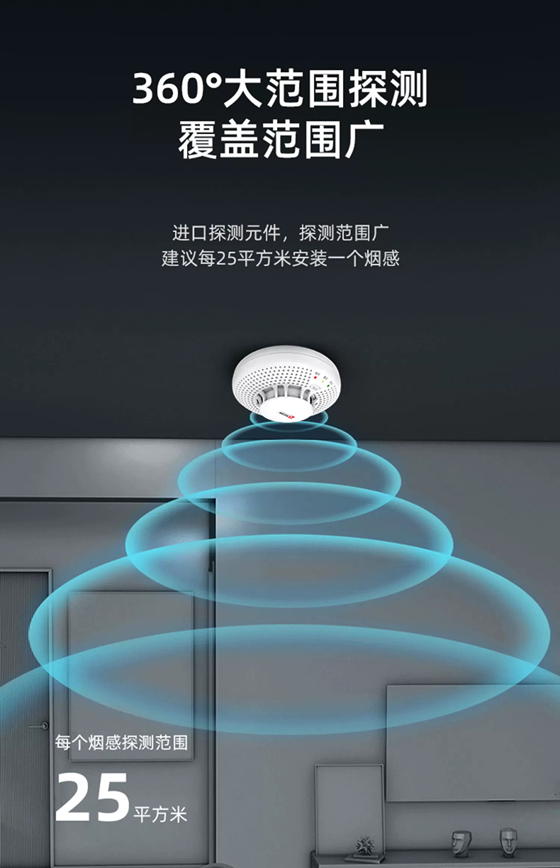 烟雾报警器:家庭安全的“隐形卫士”! 烟雾报警器:家庭安全的“隐形卫士”!