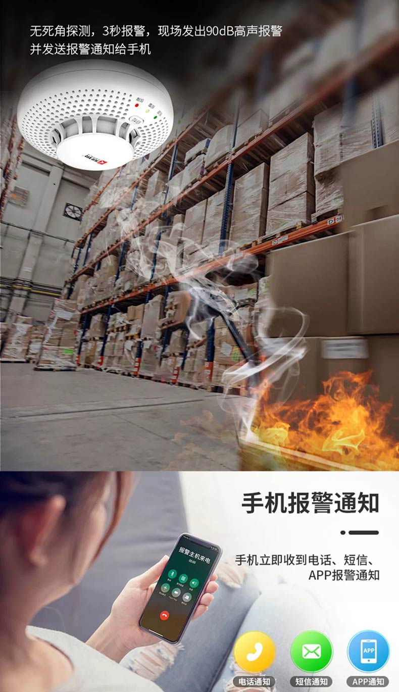 烟雾报警器:家庭安全的“隐形卫士”! 烟雾报警器:家庭安全的“隐形卫士”!