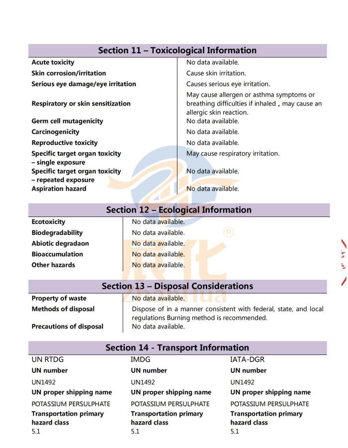 MSDS-KPS