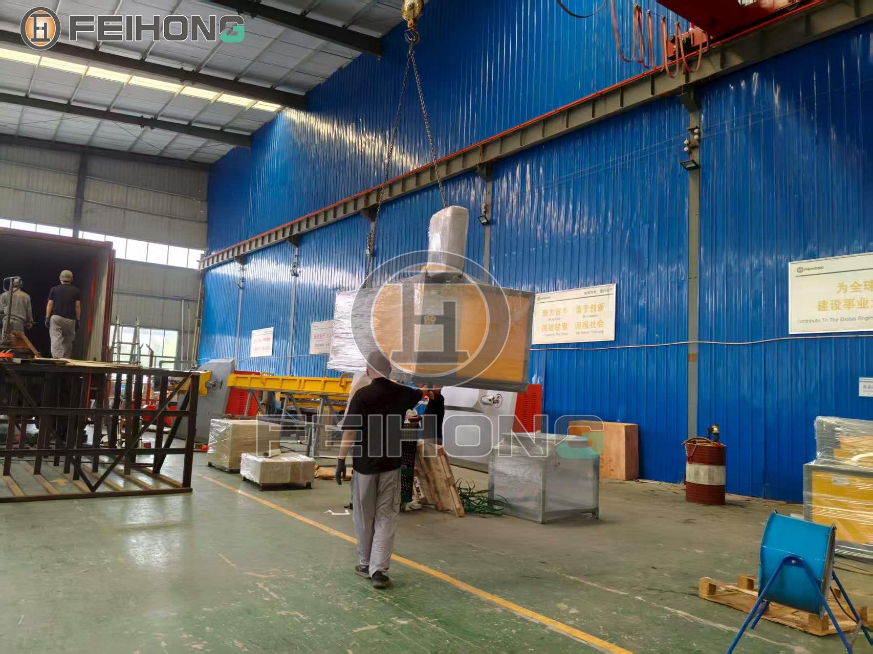 飞宏2套智能钢筋加工设备助力施工项目建设