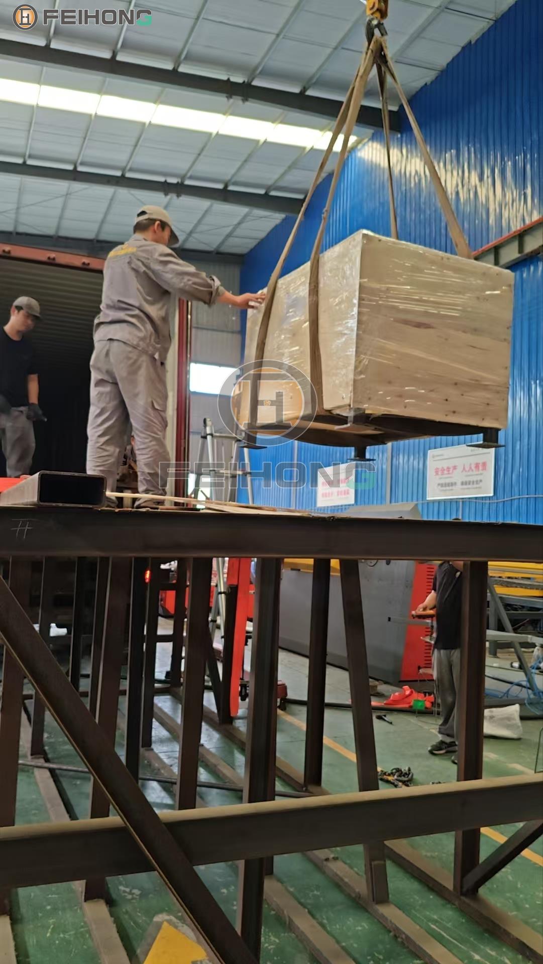 飞宏2套智能钢筋加工设备助力施工项目建设