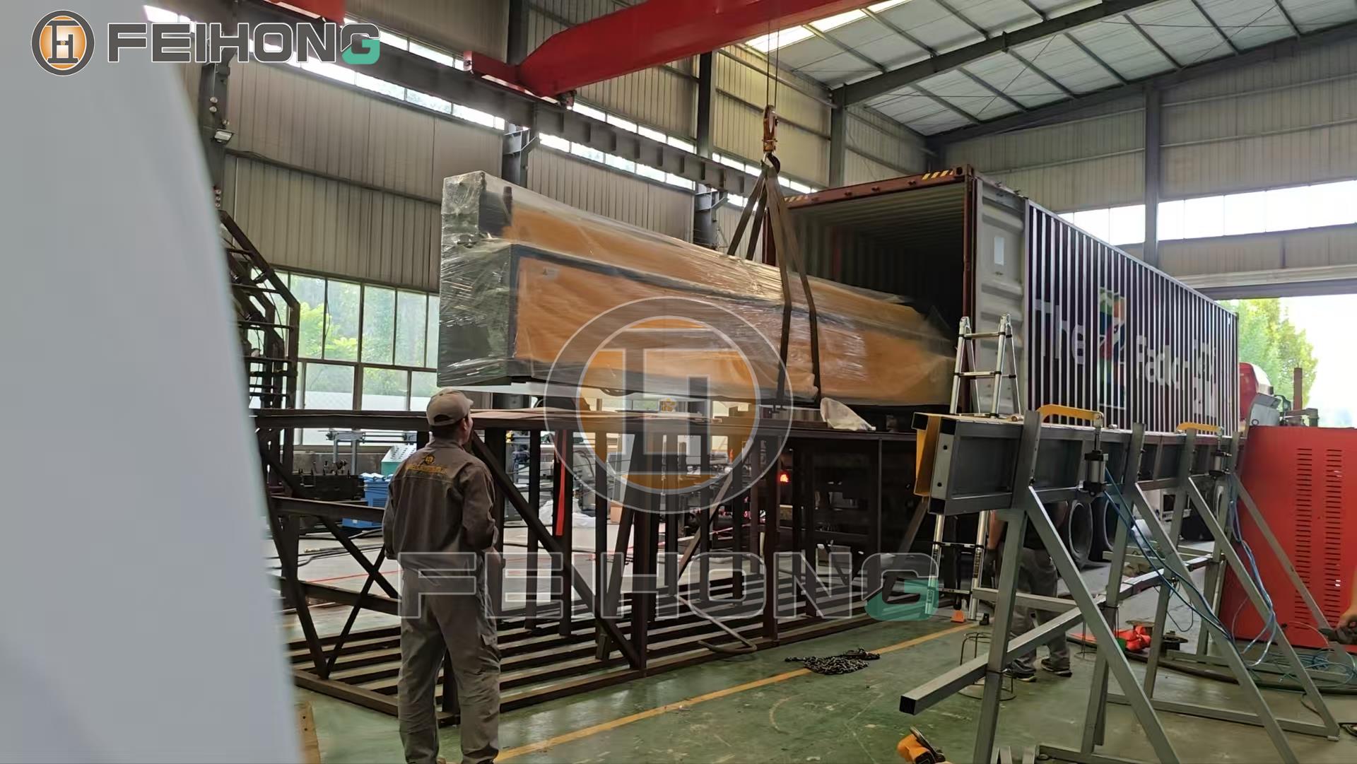 飞宏2套智能钢筋加工设备助力施工项目建设